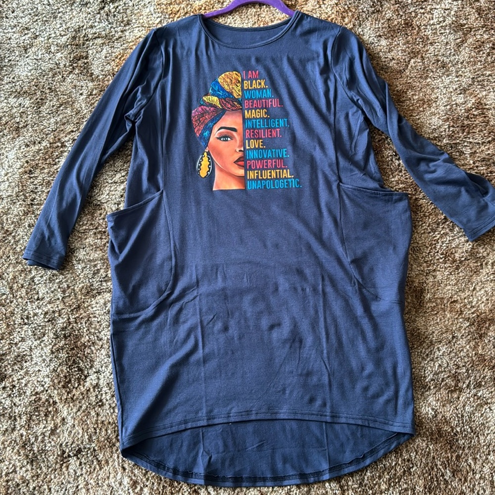 Oversized navy
